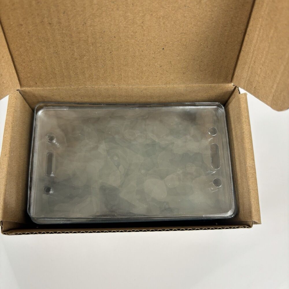 50 Pack Vertical Clear ID Badge Holder - Amazon Basics B01DN8THN6 - New In Box